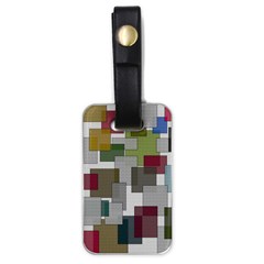 Decor Painting Design Texture Luggage Tags (one Side)  by Nexatart