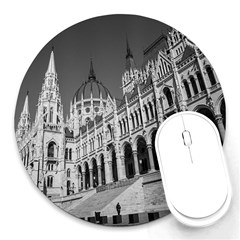 Architecture Parliament Landmark Round Mousepads by Nexatart