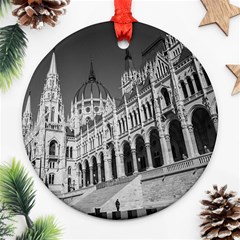 Architecture Parliament Landmark Ornament (round) by Nexatart