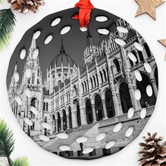 Architecture Parliament Landmark Ornament (round Filigree)