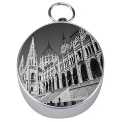 Architecture Parliament Landmark Silver Compasses by Nexatart