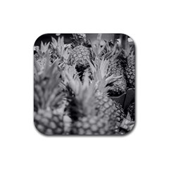 Pineapple Market Fruit Food Fresh Rubber Coaster (square) 