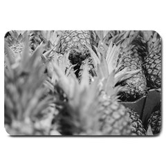 Pineapple Market Fruit Food Fresh Large Doormat  by Nexatart