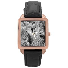 Pineapple Market Fruit Food Fresh Rose Gold Leather Watch 