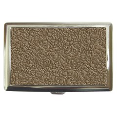 Leather Texture Brown Background Cigarette Money Cases