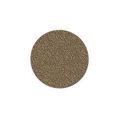 Leather Texture Brown Background Golf Ball Marker