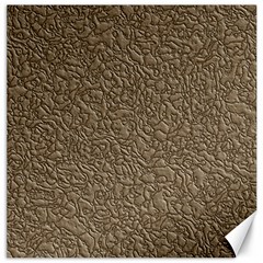 Leather Texture Brown Background Canvas 16  X 16  