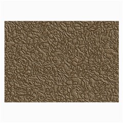 Leather Texture Brown Background Large Glasses Cloth