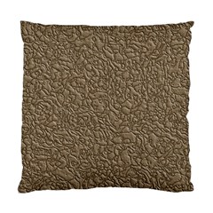 Leather Texture Brown Background Standard Cushion Case (one Side) by Nexatart