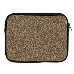 Leather Texture Brown Background Apple Ipad 2/3/4 Zipper Cases by Nexatart