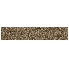 Leather Texture Brown Background Flano Scarf (large) by Nexatart