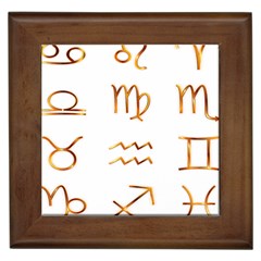 Signs Of The Zodiac Zodiac Aries Framed Tiles by Nexatart