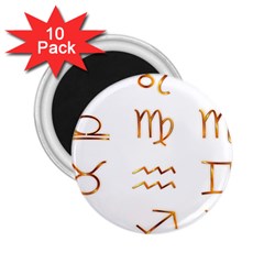 Signs Of The Zodiac Zodiac Aries 2 25  Magnets (10 Pack)  by Nexatart