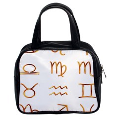 Signs Of The Zodiac Zodiac Aries Classic Handbags (2 Sides) by Nexatart