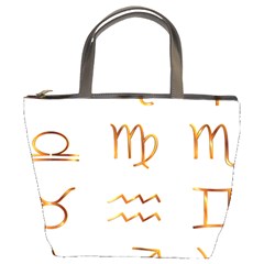 Signs Of The Zodiac Zodiac Aries Bucket Bags by Nexatart