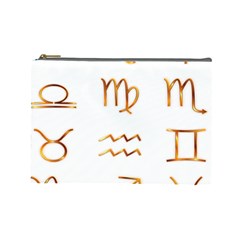 Signs Of The Zodiac Zodiac Aries Cosmetic Bag (large)  by Nexatart