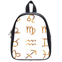 Signs Of The Zodiac Zodiac Aries School Bag (small) by Nexatart