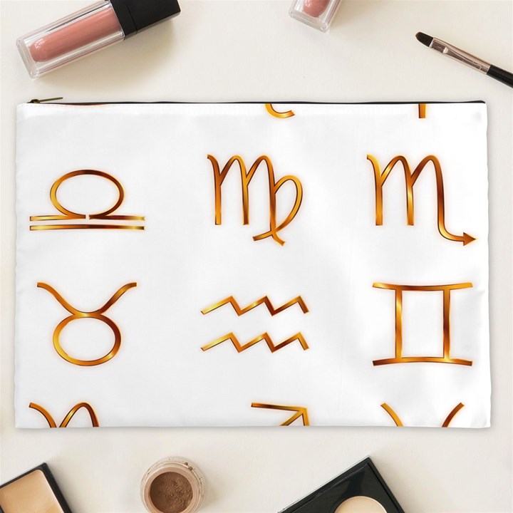 Signs Of The Zodiac Zodiac Aries Cosmetic Bag (XXL) 