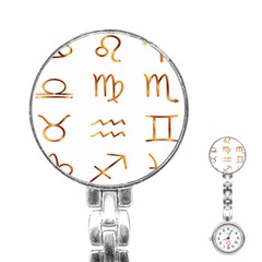 Signs Of The Zodiac Zodiac Aries Stainless Steel Nurses Watch by Nexatart