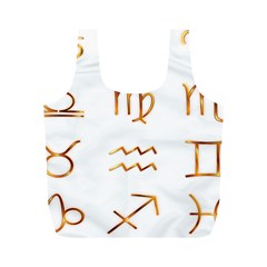 Signs Of The Zodiac Zodiac Aries Full Print Recycle Bags (m)  by Nexatart