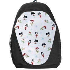 Snowman Pattern Backpack Bag