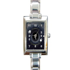 Brightest Cluster Galaxies And Supermassive Black Holes Rectangle Italian Charm Watch by Mariart