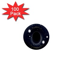 Brightest Cluster Galaxies And Supermassive Black Holes 1  Mini Buttons (100 Pack) 