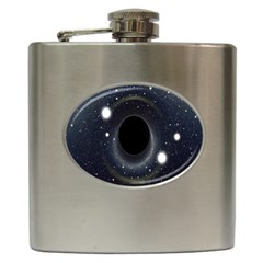 Brightest Cluster Galaxies And Supermassive Black Holes Hip Flask (6 Oz) by Mariart