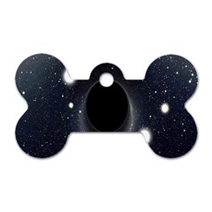 Brightest Cluster Galaxies And Supermassive Black Holes Dog Tag Bone (one Side) by Mariart