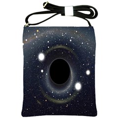 Brightest Cluster Galaxies And Supermassive Black Holes Shoulder Sling Bags by Mariart