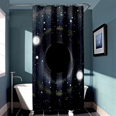 Brightest Cluster Galaxies And Supermassive Black Holes Shower Curtain 36  X 72  (stall)  by Mariart