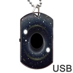 Brightest Cluster Galaxies And Supermassive Black Holes Dog Tag USB Flash (One Side) Front