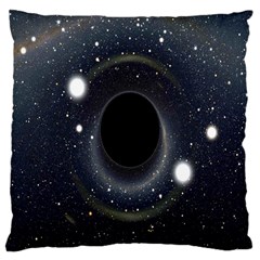 Brightest Cluster Galaxies And Supermassive Black Holes Large Cushion Case (one Side)