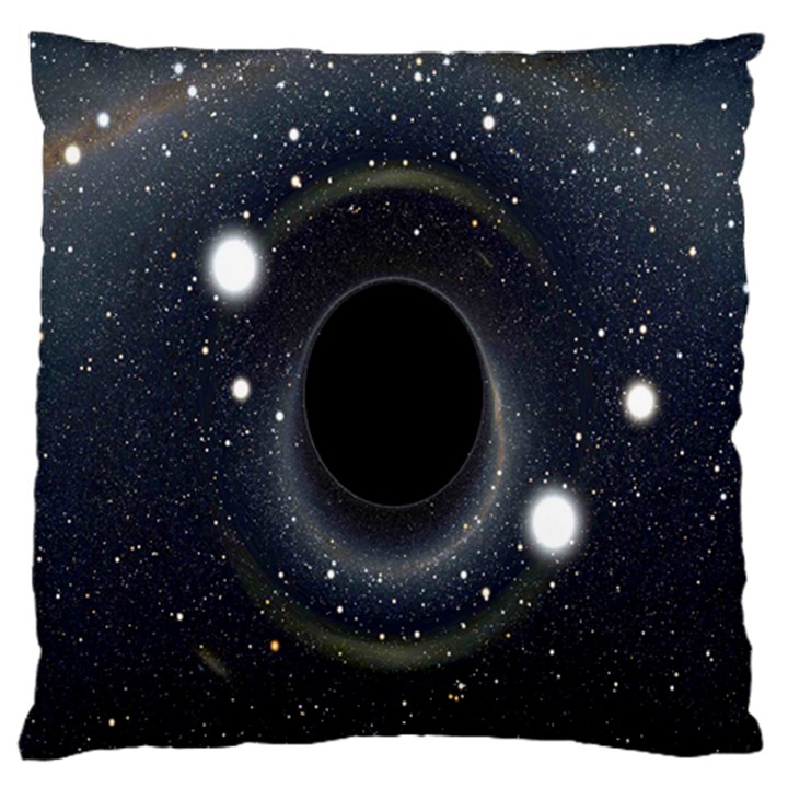 Brightest Cluster Galaxies And Supermassive Black Holes Large Cushion Case (Two Sides)