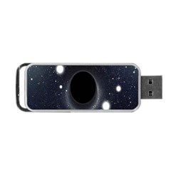 Brightest Cluster Galaxies And Supermassive Black Holes Portable Usb Flash (two Sides) by Mariart