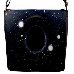 Brightest Cluster Galaxies And Supermassive Black Holes Flap Messenger Bag (s)