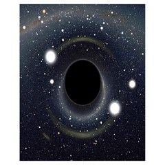 Brightest Cluster Galaxies And Supermassive Black Holes Drawstring Bag (small) by Mariart