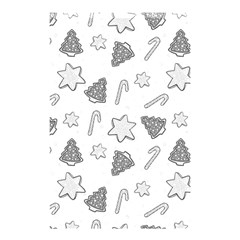 Ginger Cookies Christmas Pattern Shower Curtain 48  X 72  (small)  by Valentinaart