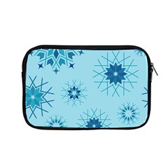 Blue Winter Snowflakes Star Apple Macbook Pro 13  Zipper Case by Mariart