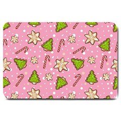 Ginger Cookies Christmas Pattern Large Doormat 