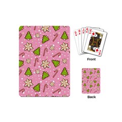 Ginger Cookies Christmas Pattern Playing Cards (mini)  by Valentinaart