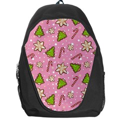 Ginger Cookies Christmas Pattern Backpack Bag by Valentinaart