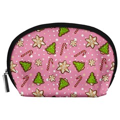 Ginger Cookies Christmas Pattern Accessory Pouches (large) 