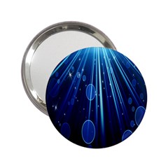 Blue Rays Light Stars Space 2.25  Handbag Mirrors