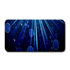 Blue Rays Light Stars Space Medium Bar Mats