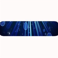 Blue Rays Light Stars Space Large Bar Mats