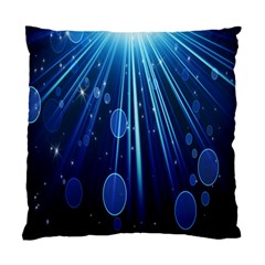 Blue Rays Light Stars Space Standard Cushion Case (one Side) by Mariart