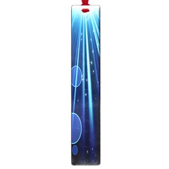 Blue Rays Light Stars Space Large Book Marks