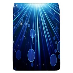 Blue Rays Light Stars Space Flap Covers (L) 