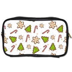 Ginger Cookies Christmas Pattern Toiletries Bags 2-side by Valentinaart